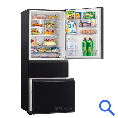 ตู้เย็น MITSUBISHI 3 ประตู รุ่น MR-CGX51EP-GBK 15.6 คิว ลดราคาถูก